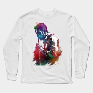 Billard pool sport art #pool #billard Long Sleeve T-Shirt